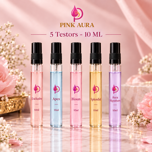 SET OF 5 TESTOR SAMPLES – 10ML EACH