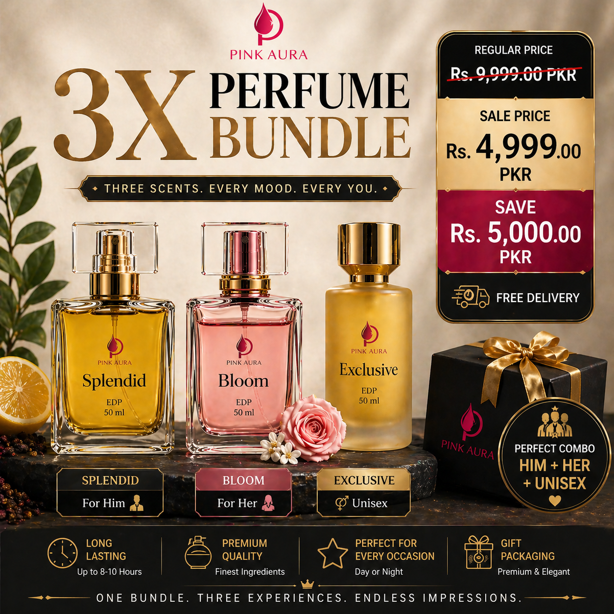 3X PERFUME BUNDLE
