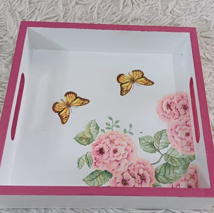HANDMADE CUSTOMIZED SERVING TRAY  - LARGE