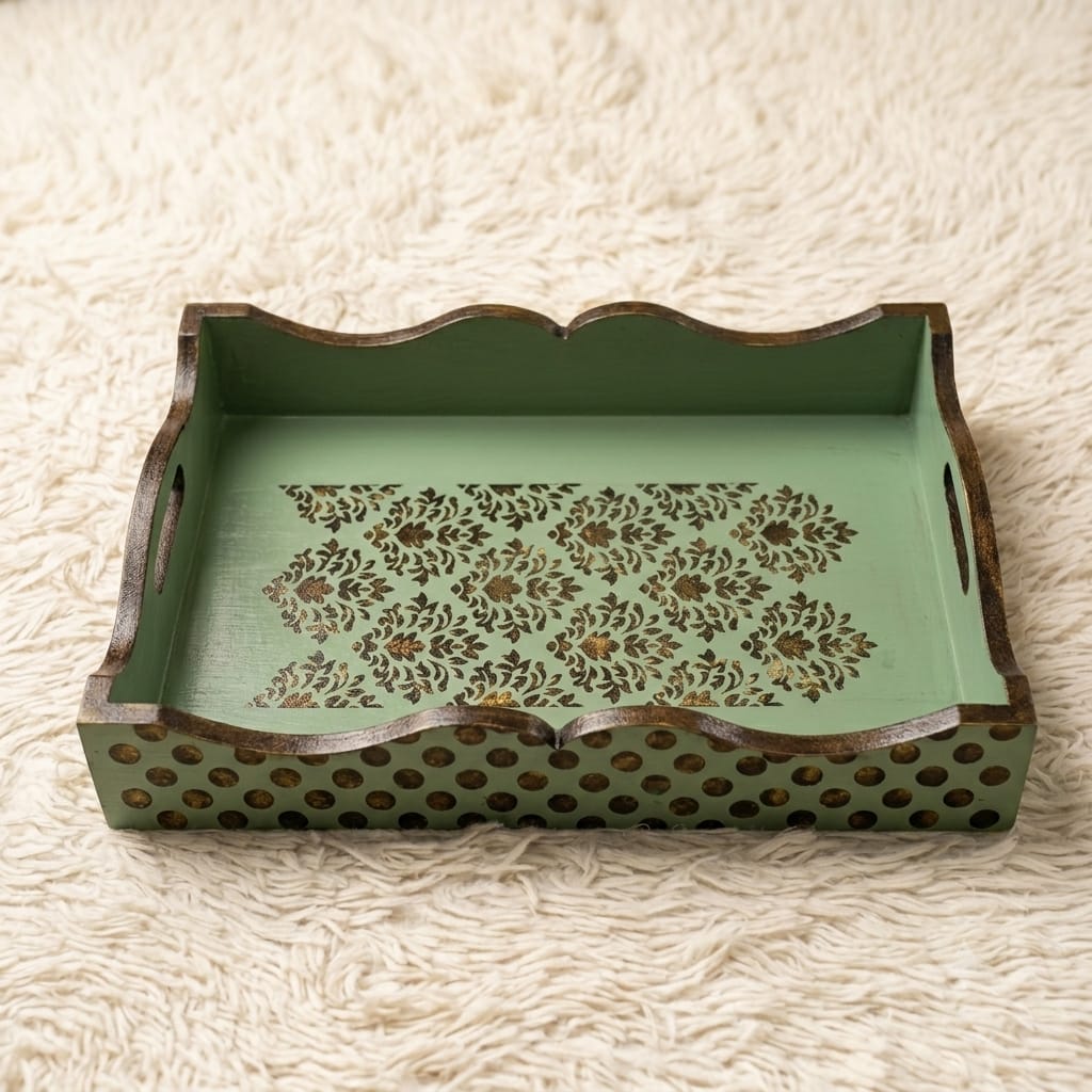 HANDMADE CUSTOMIZED SERVING TRAY - MEDIUM