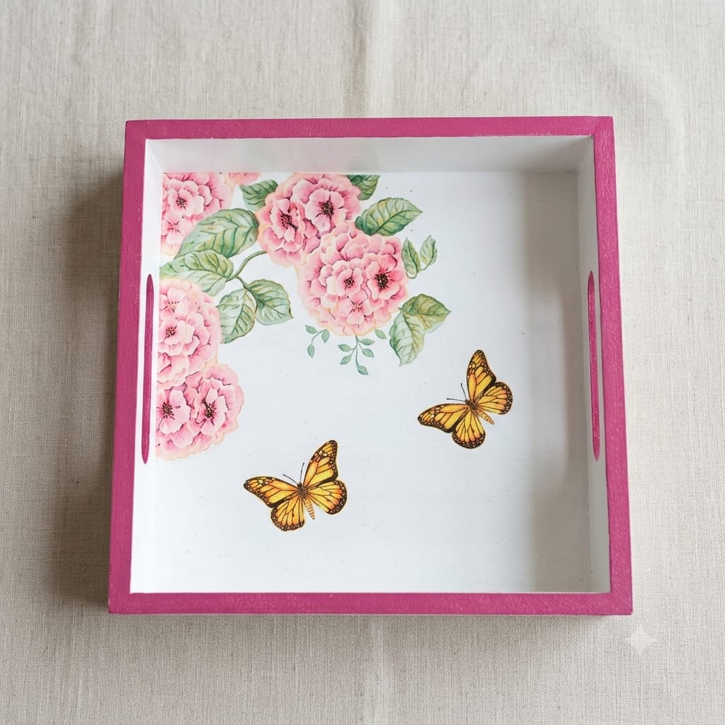 HANDMADE CUSTOMIZED SERVING TRAY - MEDIUM